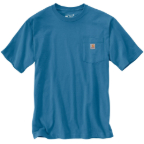 CARHARTT K87 T-SHIRT- HORIZON BLUE