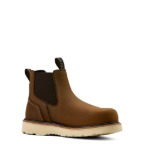 ARIAT MEN'S REBAR WEDGE CHELSEA WATERPROOF COMPOSITE TOE WORK BOOT-