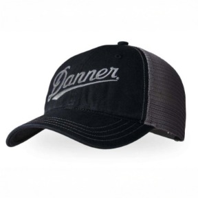 DANNER EMROIDERED HAT- BLACK/CHARCOAL