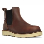 DANNER MEN'S BULL RUN CHELSEA PLAIN TOE- BROWN
