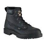 IRISH SETTER MEN'S HOPKINS 6-INCH WATERPROOF WORK BOOTS- BLACK