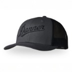 DANNER EMBROIDERED TRUCKER HAT- CHARCOAL/BLACK