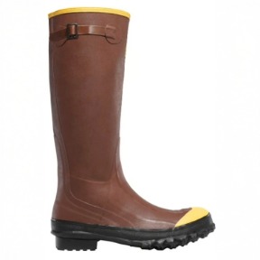 LACROSSE 16" MEN'S RUBBER BOOTS STEEL TOE - RUST