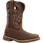 GEORGIA BOOT MEN'S CORE 37 WESTERN 11" STEEL TOE WATERPROOF PULL-ON WORK