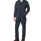DICKIES DELUXE BLENDED LONG SLEEVE COVERALL- DARK NAVY