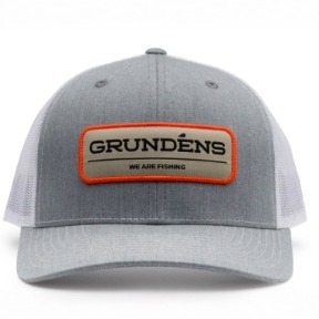 Grundens We Are Fishing Trucker-Grey