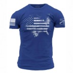 GRUNT STYLE AMERICAN ACID T-SHIRT- ROYAL BLUE