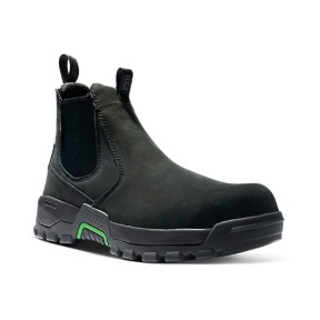 FXD WB-4 HIGH CUT SLIP ON COMPOSITE TOE WORK BOOTS- BLACK