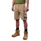 FXD LS-1 LIGHTWEIGHT STRETCH WORK SHORTS- KHAKI