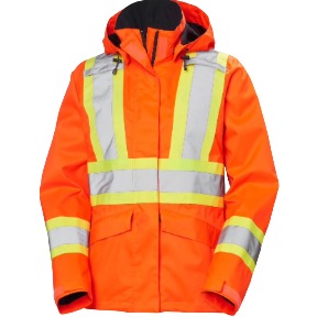 HELLY HANSEN- Women's Alta Shell Jacket CSA - Orange & Black