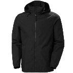 Helly Hansen Men's Black Manchester Waterproof Shell Jacket