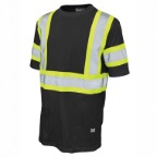 Tough Duck Cotton Jersey Short-Sleeve Safety T-Shirt-Black
