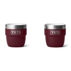 Yeti Rambler 4 oz Mug Set- Wild Vine Red
