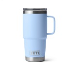 Yeti Rambler 20 Oz Travel Mug with Stronghold Lid Big Sky Blue