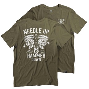 Men's Troll Co. Clothing Hammer Twins T-Shirt-Green