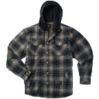Troll Co. Grizzly Flannel Jacket-Black/Grit