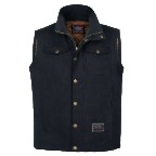 Men's Troll Co. Clothing Toro Insulated Canvas Vest-Black
