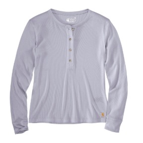 WOMEN'S CARHARTT TENCEL FIBER SERIES RELAXED FIT LONG SLEEVE RIBBED HENLEY-