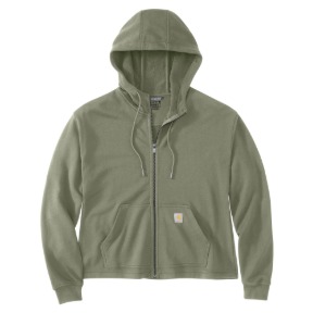WOMEN'S CARHARTT TENCEL FIBER SERIES LOOSE FIT FULL-ZIP SWEATSHIRT- AVERY