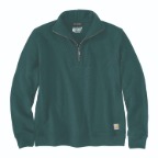 CARHARTT WOMEN'S TENCEL FIBER SERIES RELAXED FIT HALF-ZIP SWEATSHIRT-
