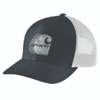 CARHARTT MESH-BACK LOGO EMBROIDERED CAP- NAVY