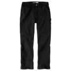 WOMEN'S CARHARTT CARPENTER CANVAS PANT- BLACK
