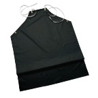 Hycar® Apron, 35 in x 45 in, Nitrile/Poly-Cotton, Black