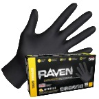 RAVENPF EXAM NITRILE GLOVES 7 MIL 100PK XL