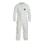 Tyvek® 400 Coveralls, Serged Seams, Collar, Elas Waist, Open Wrists/Ankles,
