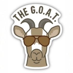 THE GOAT STICKER