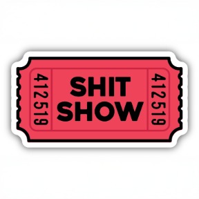 SHXT SHOW STICKER