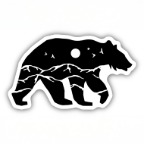 BEAR SCENE STICKER