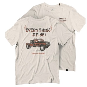 Troll Men's Everything is Fine T-Shirt Sand