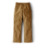 WOMEN'S CARHARTT CARPENTER CANVAS PANT- BROWN