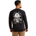 ARIAT REBAR COTTON STRONG HARDHEAD T-SHIRT- BLACK