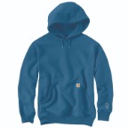 CARHARTT RAIN DEFENDER LOOSE FIT HEAVYWEIGHT HOODIE- DARK HORIZON BLUE