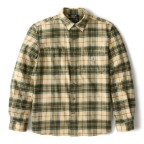 CARHARTT RUGGED FLEX MIDWEIGHT FLANNEL LONG SLEEVE PLAID SHIRT- FORESTRY