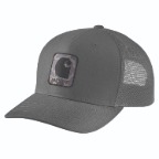 CARHARTT RUGGED FLEX TWILL MESH-BACK CAMO PATCH CAP- GRAVEL