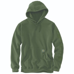 CARHARTT GARMENT DYED FRENCH TERRY GRAPHIC SWEATSHIRT- OAK LEAF