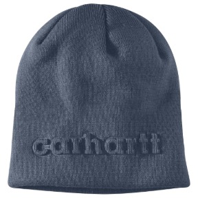 CARHARTT KNIT EMBOSSED BEANIE- BLUESTONE