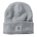 CARHARTT TONAL PATCH BEANIE- HEATHER GRAY/GRAY