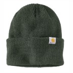 CARHARTT KNIT WAFFLE BEANIE- FORESTRY GREEN