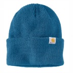 CARHARTT KNIT WAFFLE BEANIE- HORIZON BLUE