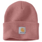 CARHARTT KNIT CUFFED BEANIE- ROSE TINT