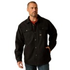 ARIAT REBAR CANVAS SHIRT JACKET- BLACK