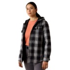 ARIAT WOMEN'S REBAR FLANNEL INSULATED SHIRT JACKET- BLACK