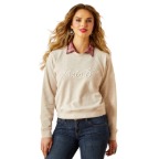 ARIAT WOMEN'S ESSENTIAL CREW SWEATSHIRT- OATMEAL