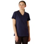 ARIAT REBAR COTTON STRONG STANDARD V-NECK T-SHIRT- NAVY