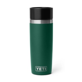 YETI RAMBLER 16 OZ BOTTLE WITH HOTSHOT CAP FOREST GREEN