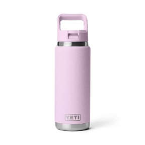 YETI RAMBLER 26 OZ WATER BOTTLE WITH STRAW CAP CHERRY BLOSSOM